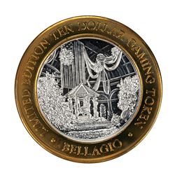 .999 Silver Bellagio Las Vegas, NV $10 Casino Limited Edition Gaming Token