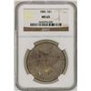 Image 1 : 1886 $1 Morgan Silver Dollar Coin NGC MS65