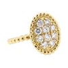 Image 1 : 14KT Yellow Gold 0.56 ctw Diamond Ring
