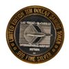 Image 2 : .999 Silver McCarran International Airport $10 Casino Limited Edition Gaming Token