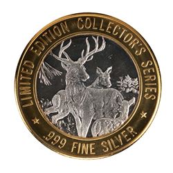 .999 Fine Silver Grand Casino $10 Limited Edition Collector's Series Gaming Token