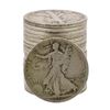 Image 1 : Roll of (20) Assorted Date 1929 and Earlier Walking Liberty Half Dollar Coins