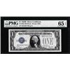 Image 1 : 1928B $1 Funnyback Silver Certificate Note Fr.1602 PMG Gem Uncirculated 65EPQ