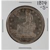 Image 1 : 1874-S $1 Trade Silver Dollar Coin