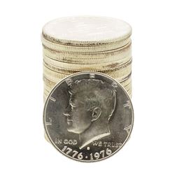Roll of (20) Brilliant Uncirculated 1976-S Bicentennial 40% Silver Half Dollar Coins