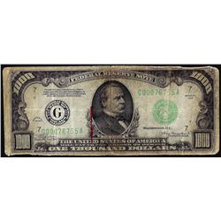1934 $1,000 Federal Reserve Note Chicago