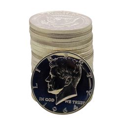 Roll of (20) Proof 1964 Kennedy Half Dollar Coins
