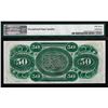 Image 2 : 1872 $50 State of South Carolina Obsolete Note PMG Superb Gem Uncirculated 67EPQ