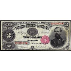 1891 $2 Treasury Note
