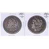 Image 1 : Lot of (2) 1901-O $1 Morgan Silver Dollar Coins