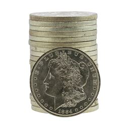 Roll of (20) Brilliant Uncirculated Pre-1921 $1 Morgan Silver Dollar Coins