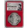 Image 1 : 1881-S $1 Morgan Silver Dollar Coin NGC MS64 American Red Cross