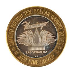 .999 Fine Silver Flamingo Las Vegas, Nevada $10 Limited Edition Gaming Token