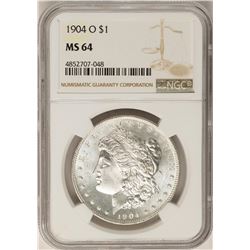 1904-O $1 Morgan Silver Dollar Coin NGC MS64