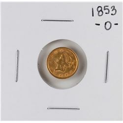 1853-O $1 Liberty Head Gold Dollar Coin