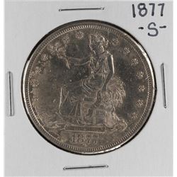 1877-S $1 Trade Silver Dollar Coin