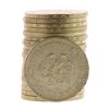 Image 2 : Roll of (20) Brilliant Uncirculated 1945 Mexico Un Peso Silver Coins