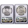Image 2 : Lot of (2) 1948Mo Mexico 5 Pesos Silver Coins NGC MS64
