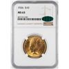 Image 1 : 1926 $10 Indian Head Eagle Gold Coin NGC MS63 CAC