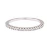 Image 2 : 14KT White Gold 0.18 ctw Diamond Ring
