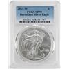 Image 1 : 2011-W Burnished $1 American Silver Eagle Coin PCGS SP70