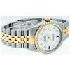 Image 4 : Rolex Men's Two Tone 14K Mother Of Pearl Diamond 36MM Datejust Wristwatch