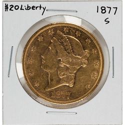1877-S $20 Liberty Head Double Eagle Gold Coin