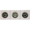 Image 2 : Lot of (3) Proof 1960 Franklin Half Dollar Coins