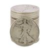 Image 1 : Roll of (20) Assorted Date 1929 and Earlier Walking Liberty Half Dollar Coins