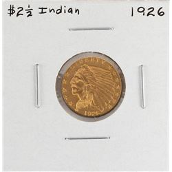1926 $2 1/2 Indian Head Quarter Eagle Gold Coin