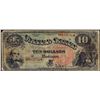 Image 1 : 1869 $10 Rainbow Legal Tender Note