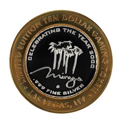 .999 Silver The Mirage Las Vegas, Nevada $10 Casino Gaming Token Limited Edition