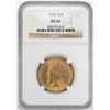 Image 1 : 1914 $10 Indian Head Eagle Gold Coin NGC MS62