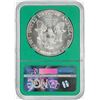 Image 2 : 1988 $1 American Silver Eagle Coin NGC MS69 Green Core