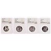 Image 1 : Lot of 1957-1960 Proof Franklin Half Dollar Coins NGC PF66