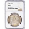 Image 1 : 1904-O $1 Morgan Silver Dollar Coin NGC MS65
