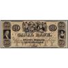 Image 1 : 1800's $20 Canal Bank New Orleans, LA Obsolete Note