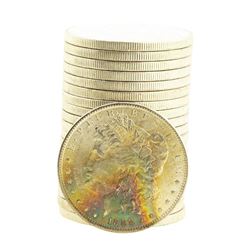 Roll of (20) Brilliant Uncirculated 1888-O $1 Morgan Silver Dollar Coins Amazing Toning