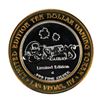 Image 2 : .999 Fine Silver Osheas Las Vegas, Nevada $10 Limited Edition Gaming Token