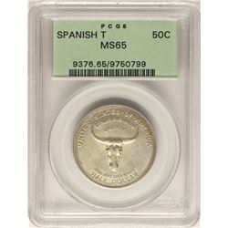 1935 Spanish Trail Commemorative Half Dollar Coin PCGS MS65 Old Green Holder