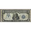 Image 1 : 1899 $5 Indian Chief Silver Certificate Note