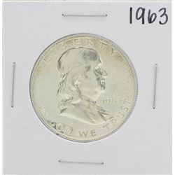 1963 Proof Franklin Half Dollar Coin