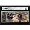 Image 1 : 1890 $1 Treasury Note Fr.347 PMG About Uncirculated 50