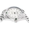 Image 3 : Rolex Men's Stainless Steel Silver Index Diamond 36MM Datejust Wristwatch