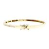 Image 2 : 14KT Yellow Gold 0.85 ctw Diamond Bangle Bracelet