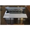 Image 2 : NEW 4' STAINLESS STEEL REFRIGERATED PREP TABLE
