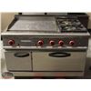 Image 1 : R77) LINCOLN COMBINATION RANGE W/ 2 BURNER, 28"