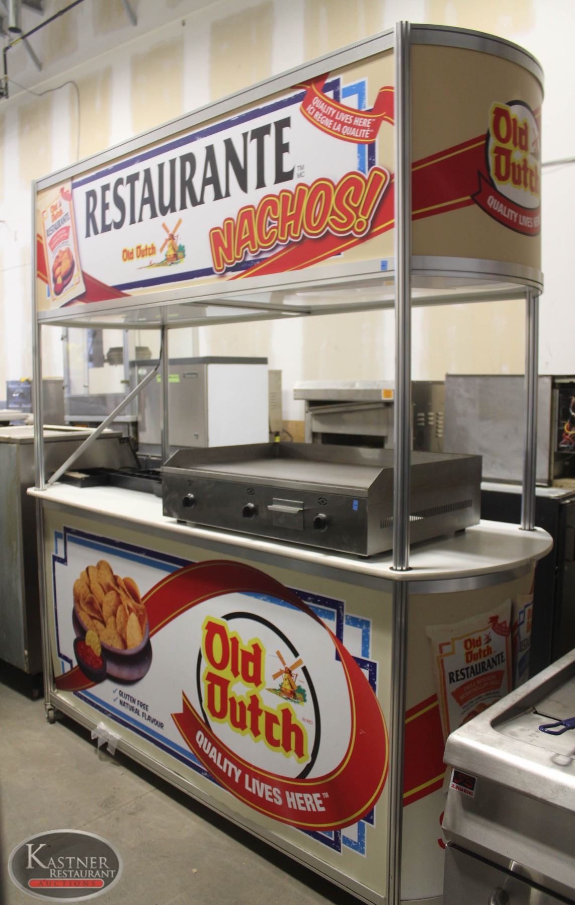 Temporary Service Counter R80) MOBILE SERVICE COUNTER W/ LIGHT UP