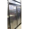 Image 1 : R57) FOSTER STAINLESS STEEL 2 DOOR FREEZER