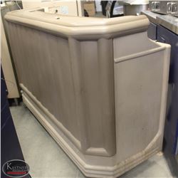 R85) CAMBRO PORTABLE BAR W/ 2 SPEEDRAILS